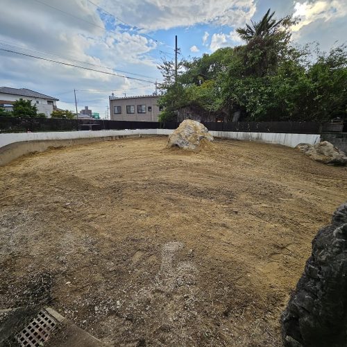 尾張旭市外構解体工事